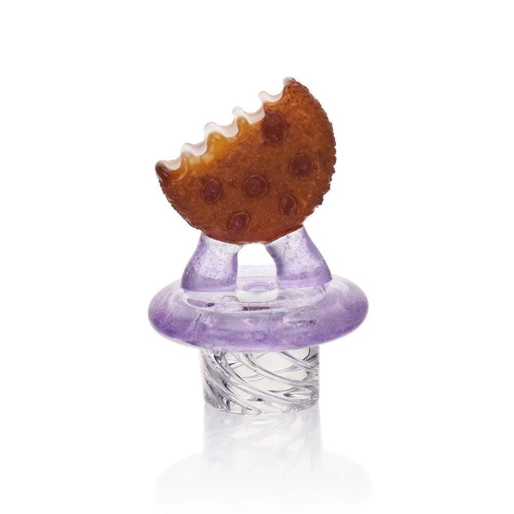 Esigo High End Glass Carp Cap Muffin Cake Smoking Accessories