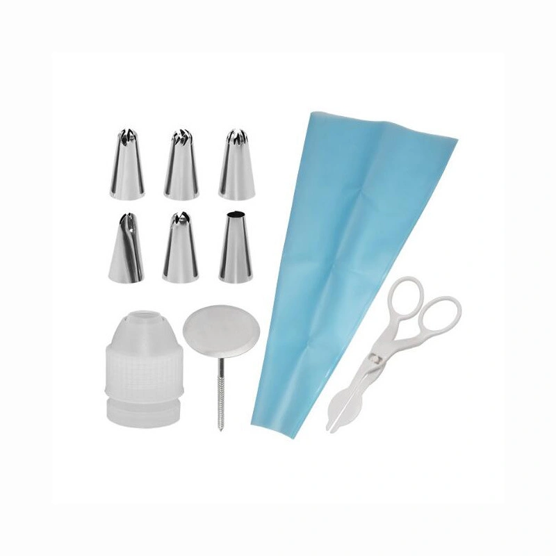 DIY Fondant Icing Frosting Cake Designing 11 Piece Piping Nozzles Baking Tool Accessories Bl12280